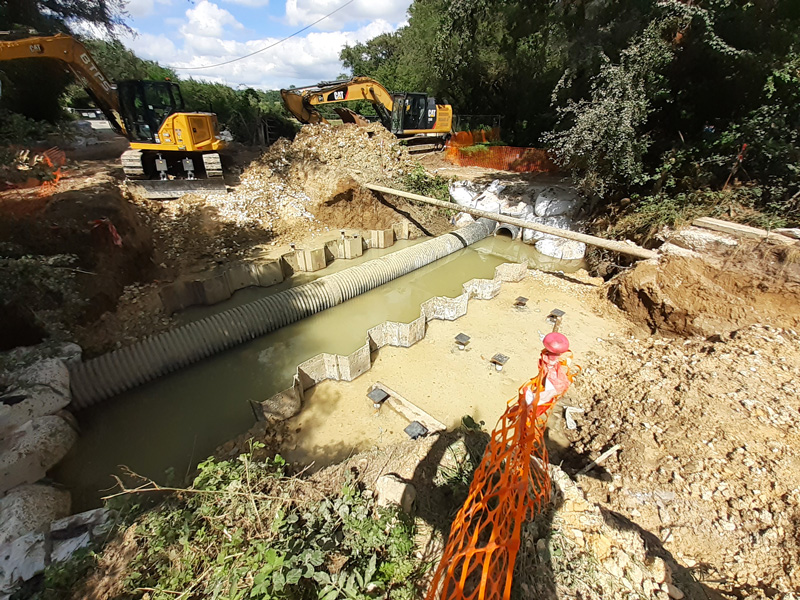 Réhabilitation de l’ouvrage situé route de Citon à Carignan-de-Bordeaux